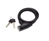 Antifurt Bicicleta cu Cheie, Cablu Otel 8mm x 1500mm, Protectie Sigura