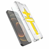 Set 2 folii sticla securizata cu sistem de montare usor si rapid flippy compatibil cu apple iphone 13 pro max transparent