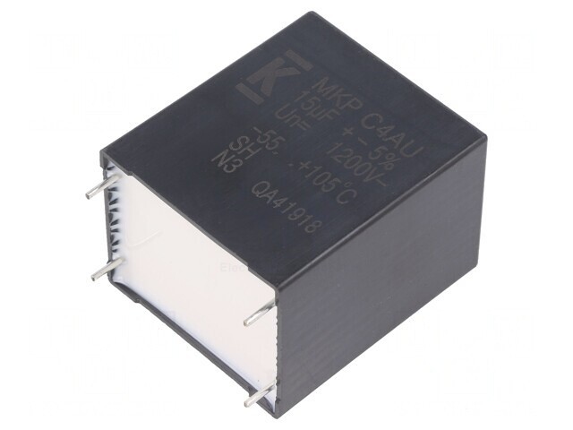Condensator Polipropilenă DC-Link 15uF 3,7m&Omega; THT &plusmn;5%