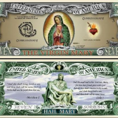 !!! RARR : SUA = FANTASY NOTE = FECIOARA MARIA - 2005 - UNC