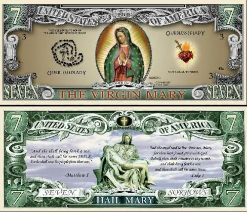 !!! RARR : SUA = FANTASY NOTE = FECIOARA MARIA - 2005 - UNC