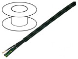 Cablu FEP HELUFLON 3G1.5mm2 Negru 600V