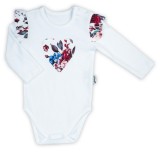 Body cu maneca lunga bumbac 100% (180099) Colectia &quot;Kate&quot; 2021 Marimea 68