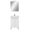 Mobilier complet de baie Bianca Prime 55, alb lucios