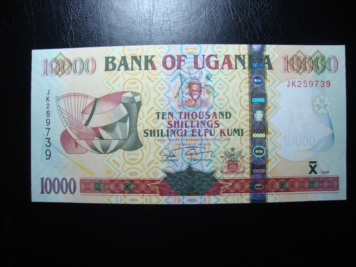 UGANDA 10.000 SHILINGI 2009 UNC