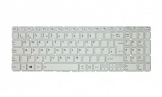 Tastatura laptop pentru Toshiba L50-C C55-C C50-C alba foto