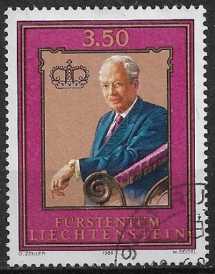 B1157 - Lichtenstein 1986 - stampilat,serie completa foto