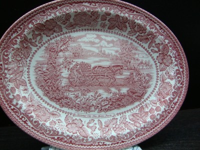 TAVA / PLATOU DIN PORTELAN ENGLEZESC foto