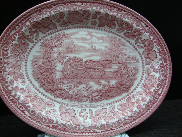 TAVA / PLATOU DIN PORTELAN ENGLEZESC