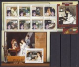 Guineea 2009 pictura Eva Gonzales MI 6943-6950 + bl.1757 MNH, Nestampilat