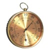 Termometru Higrometru Auriu TH-91000SB, -30+50&deg;C, 0-100% Umiditate, Interior/Exterior, Rotund, Montare Perete/Portabil