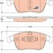 TRW GDB1808 COTEC set placute frana,frana disc