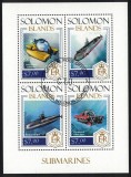 Solomon 2013 Submarine Set Colita + Bloc, Timbre Straine Perfecte