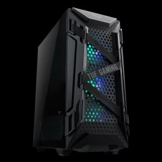 CARCASA ASUS Middle Tower ATX &amp;amp;quot;GT301 TUF&amp;amp;quot; fara sursa sticla securizata 4 x fan USB 3.0 x 2 Jack 3.5mm x 2 suport casti add RGB &amp;amp;quot;GT301 T foto