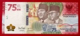 INDONESIA INDONEZIA 75.000 75000 RUPIAH 2020 COMEMORATIVA UNC necirculata **