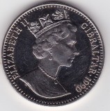 Gibraltar 1 Crown 1990 Elizabeth II Comemorativa