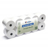 Set 10 Role Termice ROLLIS, 79mm x 60m, Hartie Termica 48 g/m&sup2; fara Bisfenol A (BPA), Tub 12 mm