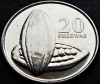Moneda exotica 20 PESEWAS - GHANA, anul 2007 * cod 1948 = A.UNC, Africa