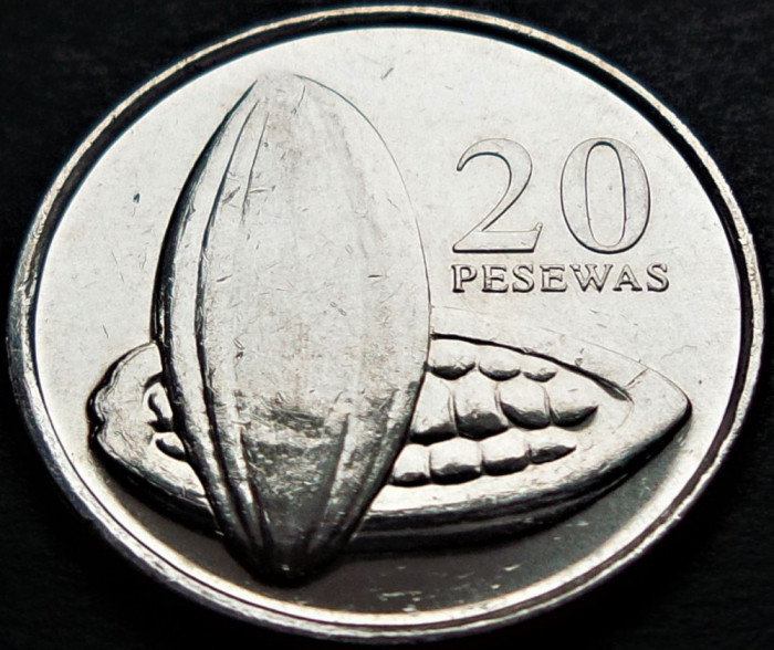 Moneda exotica 20 PESEWAS - GHANA, anul 2007 * cod 1948 = A.UNC