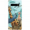 Husa silicon pentru Samsung Galaxy S10 Plus, Children Drawings Elephants Giraffes Lions