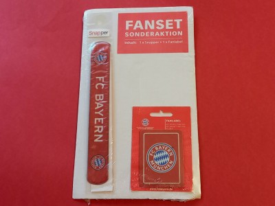 Fanset suporter fotbal - BAYERN MUNCHEN (magnet + bratara) foto