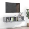 VidaXL Set dulapuri TV, 2 piese, gri sonoma, lemn prelucrat
