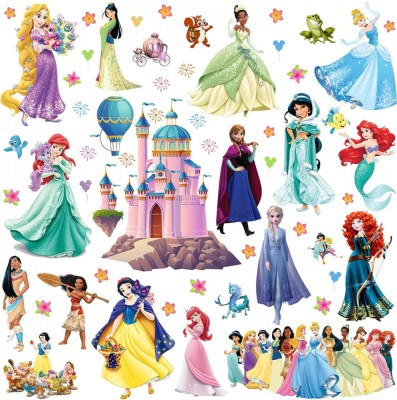 Sticker decorativ cu Printese, 70 cm, 1114STK foto