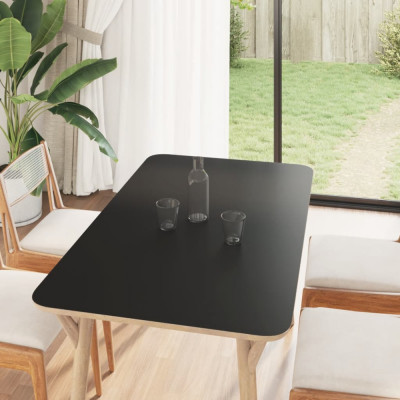 vidaXL Autocolant pentru mobilier, negru mat, 90x500 cm, PVC foto