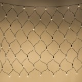 Instalație Lumini LED Decor Garden, 120 Becuri, Alb Cald, 2m, Alimentare Baterii 3xAA, Cablu Verde