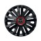 Set 4 capace roti Negre Cu Inel Rosu Royal R16 Compatibil Cu Mazda
