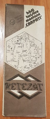 Harta turistica montane: Retezat foto