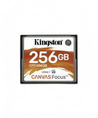 Compact flash card kingston canvas focus 256gb r/w speed: up foto