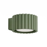 Aplică De Perete Aura Verde Măsliniu Gx53