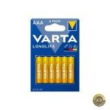 Baterie Varta Longlife 4103 AAA / LR3 Set 6 bucati
