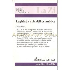 Legislatia Achizitiilor Publice - Actualizat 10.06.2006