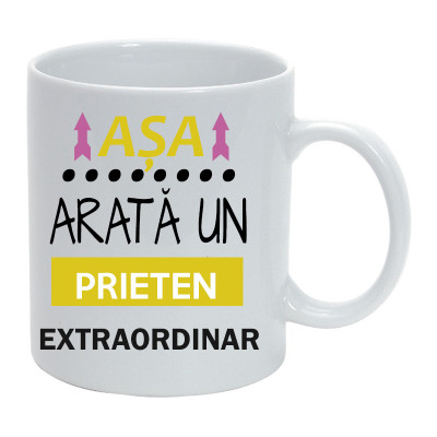 Cana personalizata Asa arata un Prieten foto