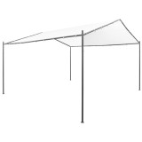 Cumpara ieftin Pavilion de grădină, alb, 400 x 400 x 260 cm, 180 g / m&sup2;