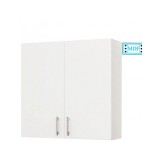 Dulap baie suspendat Roma, front MDF, 2 usi, polita, 70 x 68 cm, alb