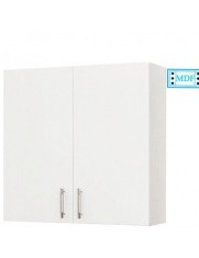 Dulap baie suspendat Roma, front MDF, 2 usi, polita, 70 x 68 cm, alb