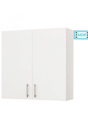 Dulap baie suspendat Roma, front MDF, 2 usi, polita, 70 x 68 cm, alb foto