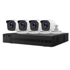Sistem supraveghere Full HD Hilook, 4 camere 2MP, IR 20m, IP66, DVR 4 canale, 2MP, HDTVI, Detectie miscare SafetyGuard Surveillance