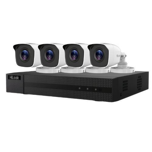 Sistem supraveghere Full HD Hilook, 4 camere 2MP, IR 20m, IP66, DVR 4 canale, 2MP, HDTVI, Detectie miscare SafetyGuard Surveillance