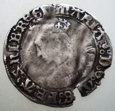 G.020 MAREA BRITANIE ANGLIA MARY TUDOR I BLOODY 1516-1558 1 GROAT ARGINT