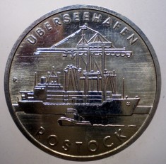 2.041 GERMANIA RDG DDR &Uuml;BERSEEHAFEN ROSTOCK 5 MARK 1988 A XF/AUNC