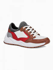 Sneakers casual barbati T363 - maro foto