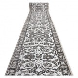 Traversa MATEO 8037/944 Modern cadru, flori - structural gri / bej, 80 cm