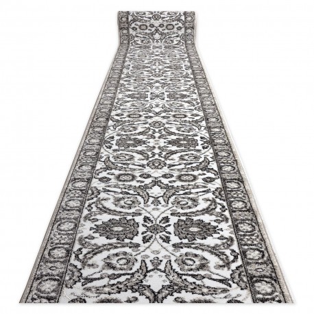 Traversa MATEO 8037/944 Modern cadru, flori - structural gri / bej, 80 cm