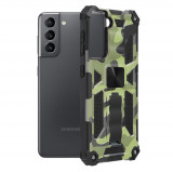 Husa Techsuit Blazor Samsung Galaxy S21 - Camo Lime