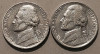 5 centi SUA - 1990 D+P, America de Nord