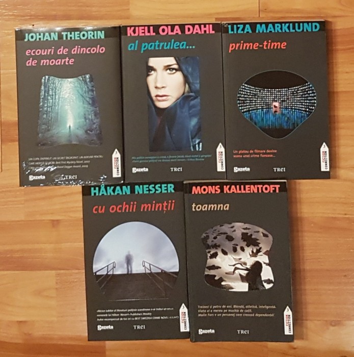 Set 5 carti din colectia Fiction Connection 3